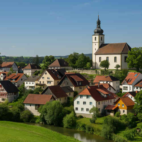 Foto von der Stadt Aach